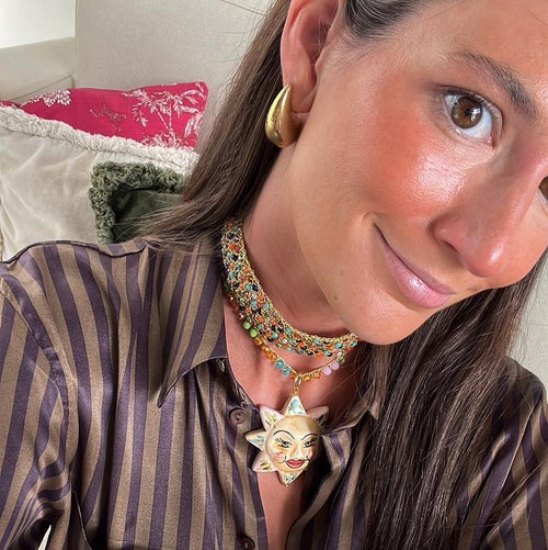CHOKER CROCHET MULITCOLOR