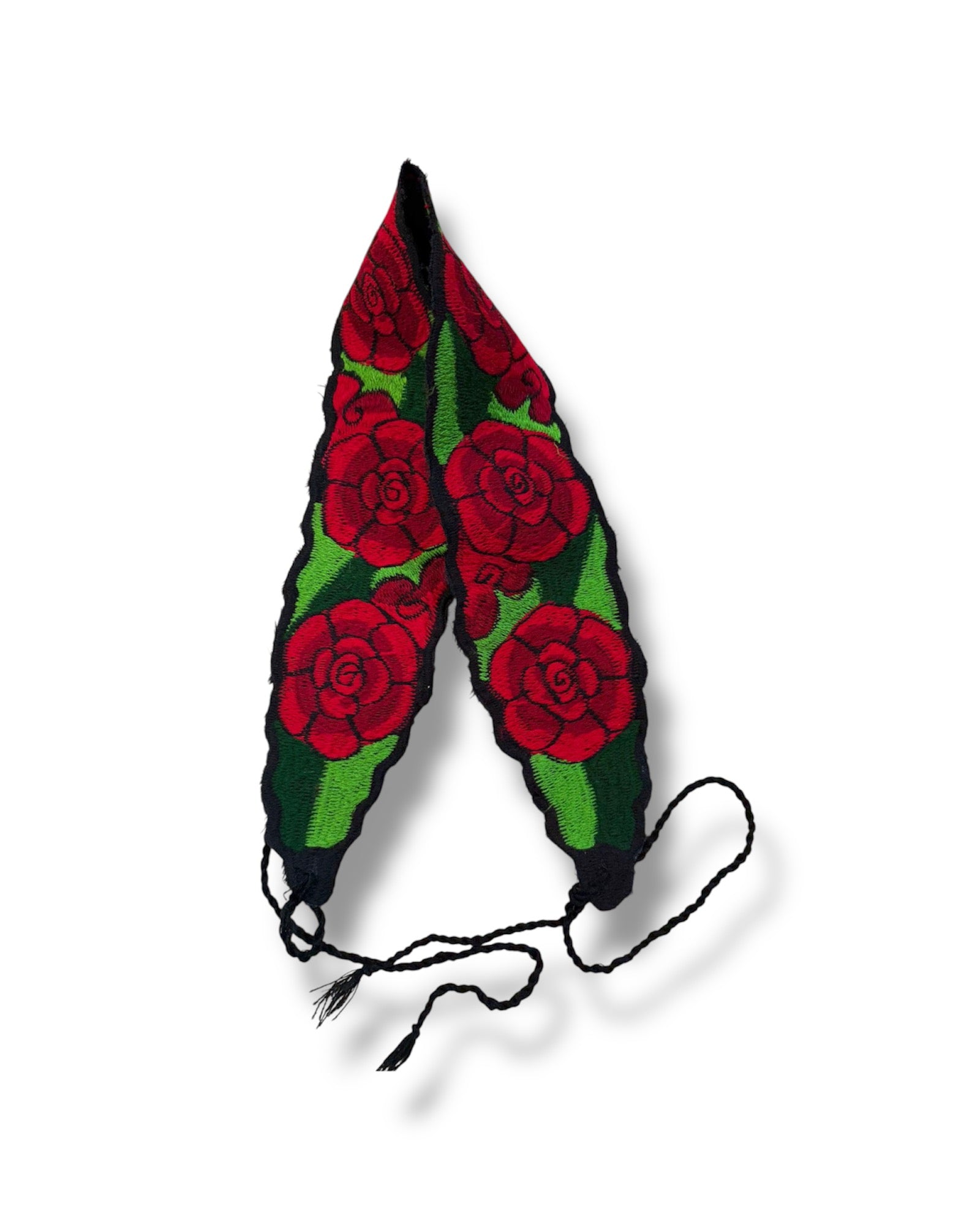 CINTURON BORDADO MEXICANO ROSAS
