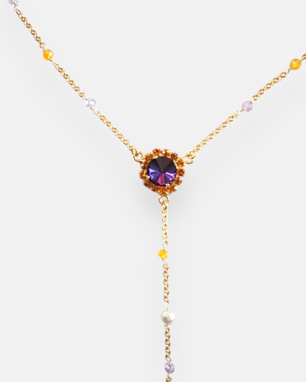 COLLAR MARCELLA MORADA