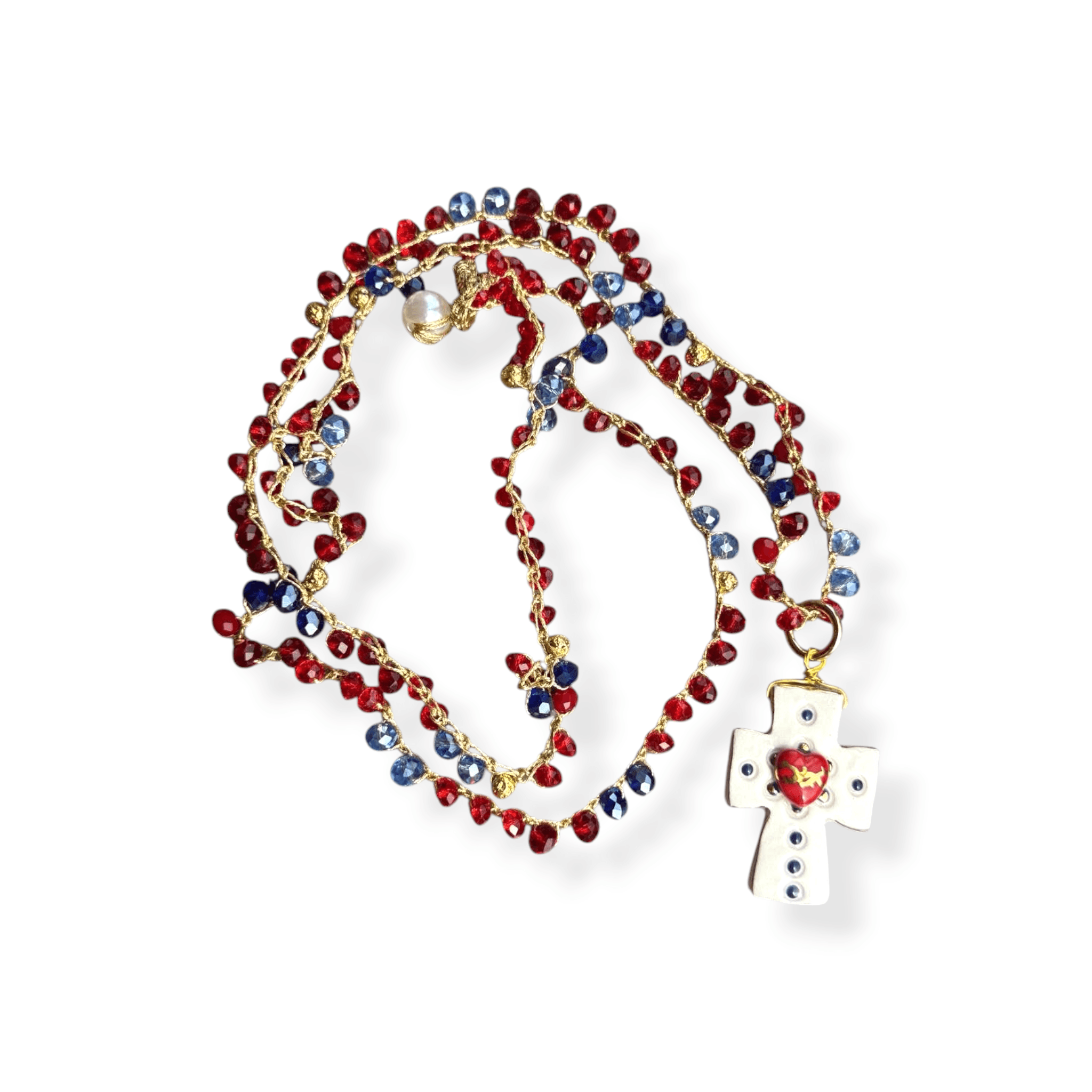 COLLAR CRUZ CORAZON