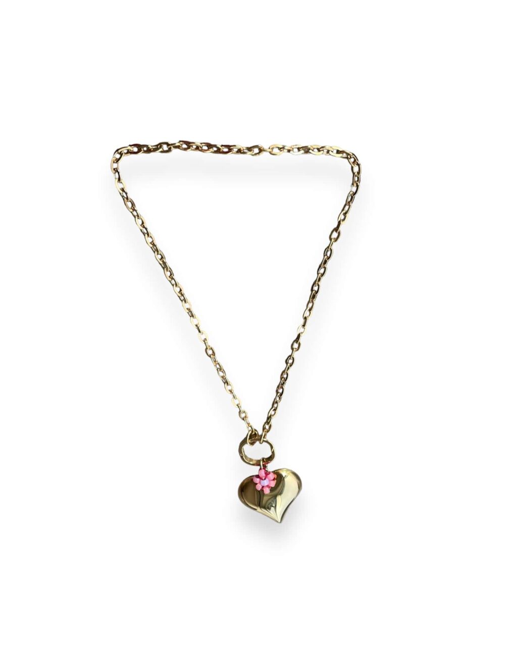 COLLAR CUORE MARGHERITA ROSA