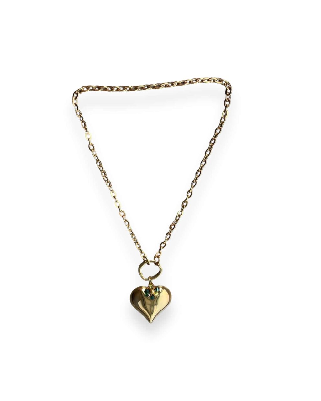 COLLAR CUORE MARGHERITA VERDE
