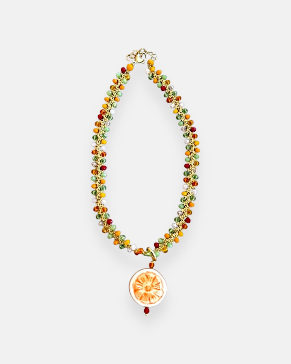 COLLAR NARANJA RODAJA