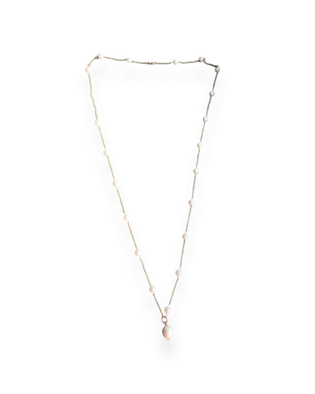 COLLAR LARGO PERLAS NATURALES