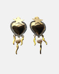 PENDIENTES CUORE ETERNO AZUL
