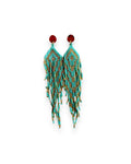 PENDIENTES CUENTAS TURQUESA