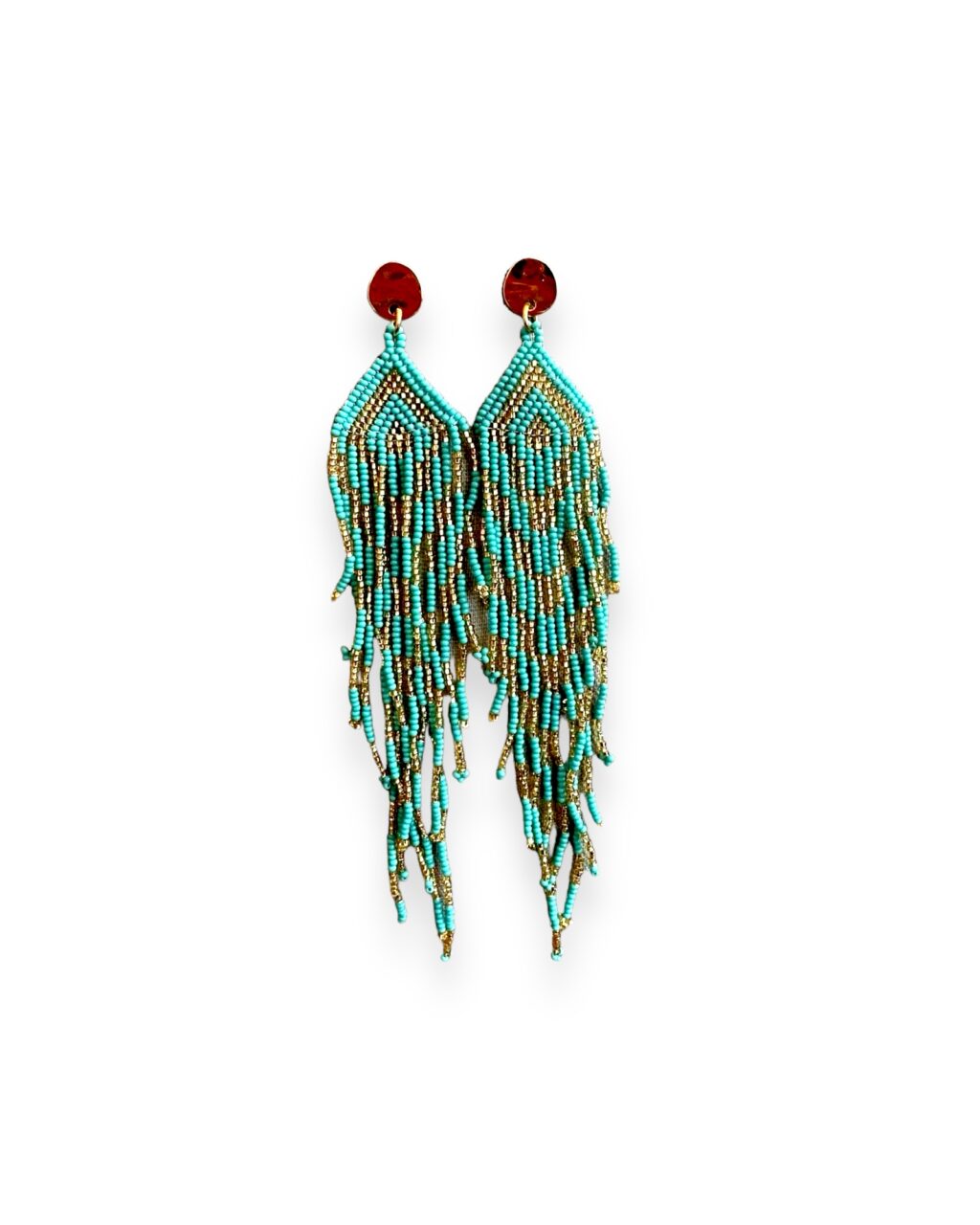 PENDIENTES CUENTAS TURQUESA