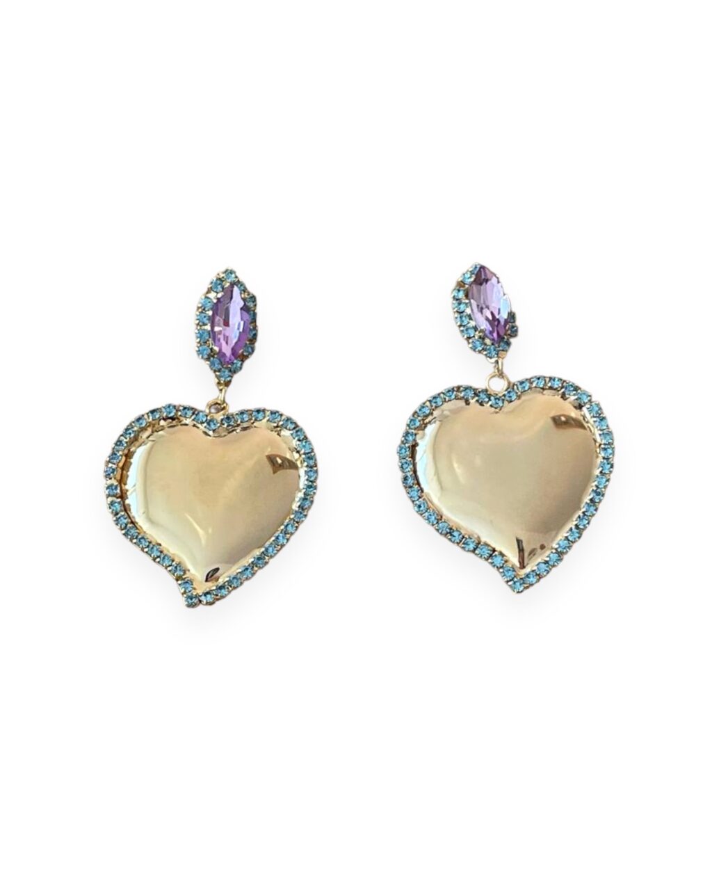 PENDIENTES CUORE MIO AZUL