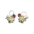 PENDIENTES PAJARO BLANCO