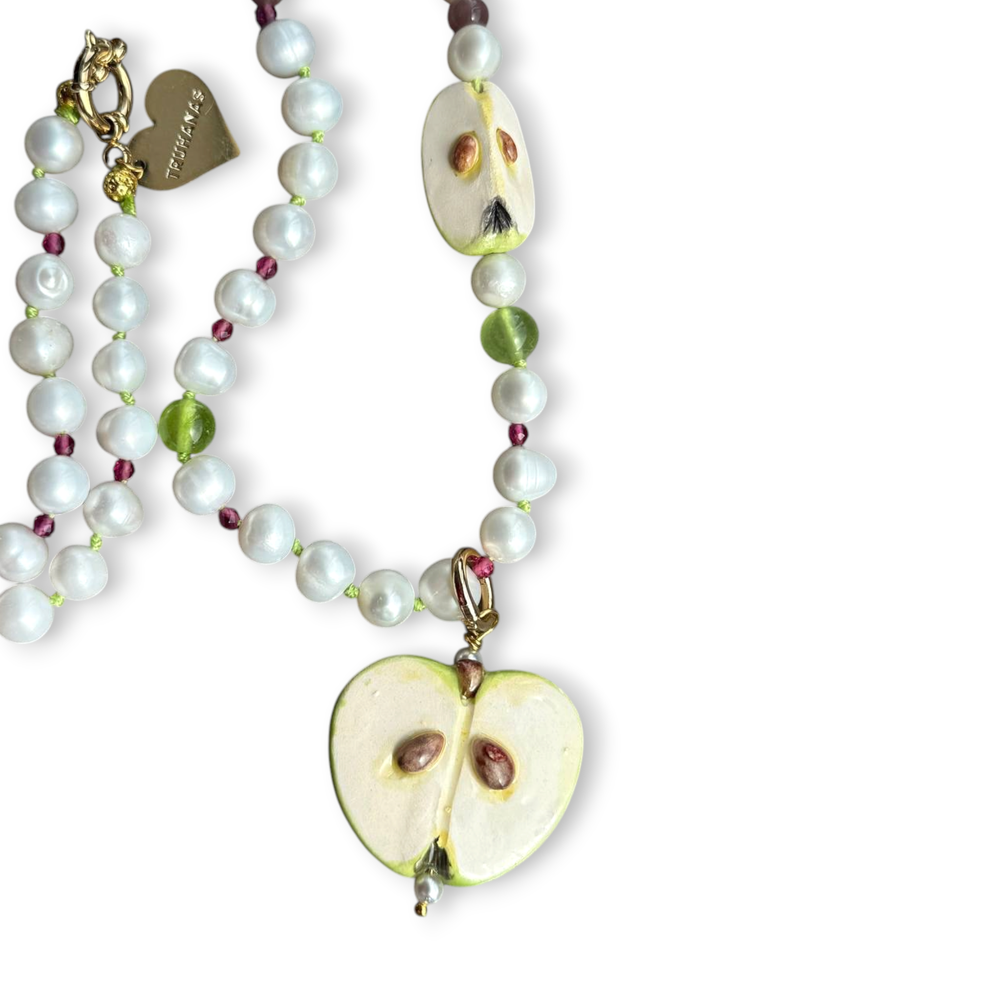 COLLAR PERLAS MANZANA