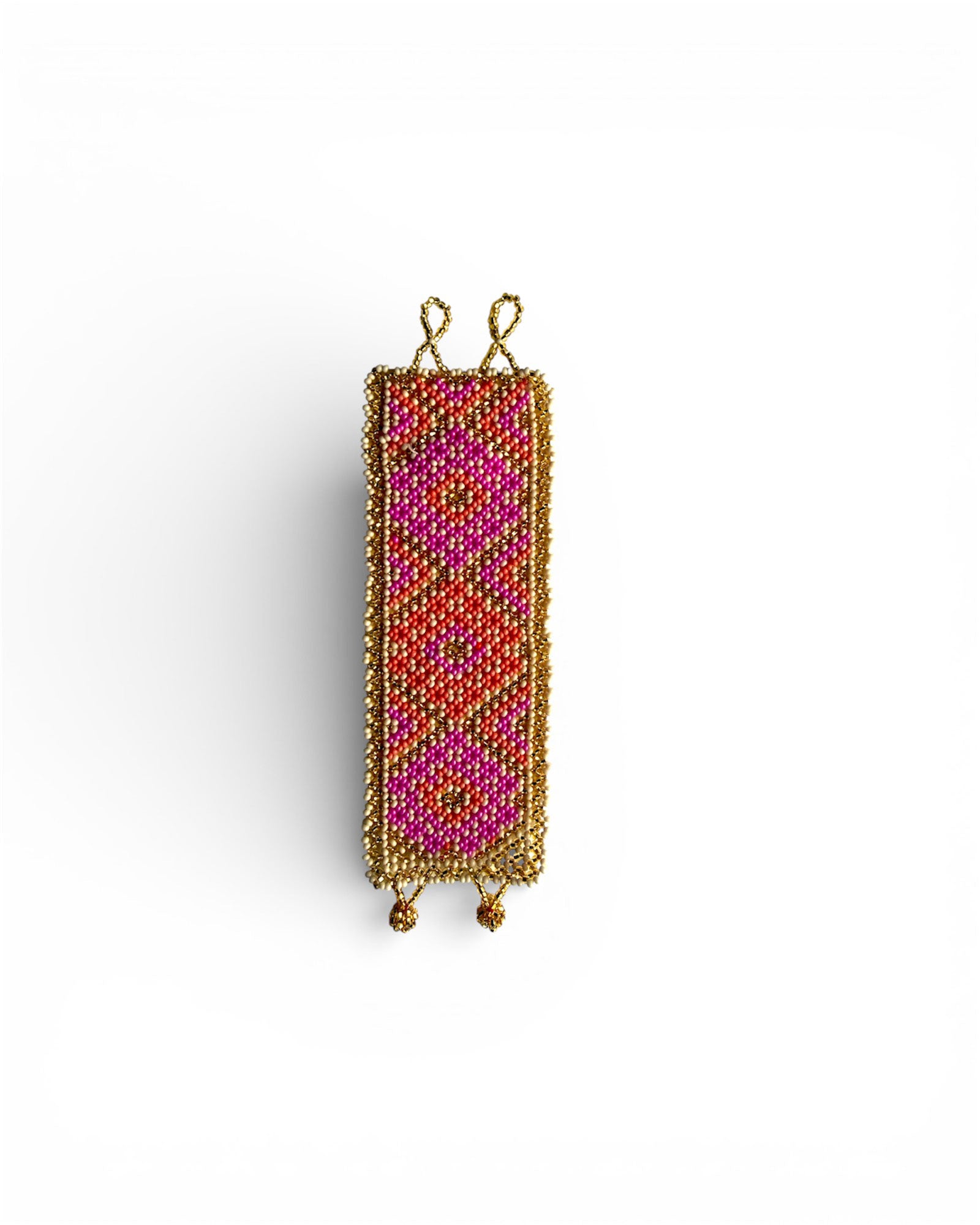 PULSERA CHAQUIRA GEOMÉTRICA ANCHA