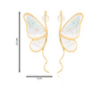 PENDIENTES MARIPOSA BLANCA