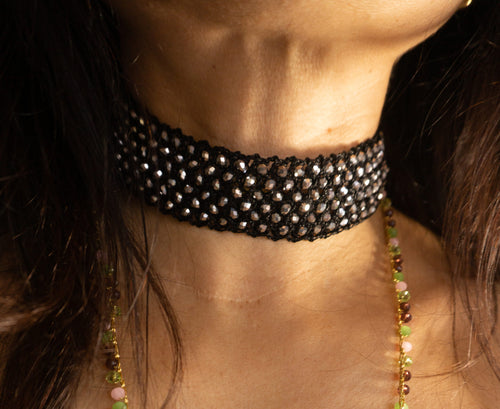 CHOKER CROCHET NEGRO